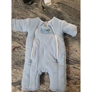 Baby Merlin's EUC Magic Sleep Suit Blue Cotton-small  6-9 Months